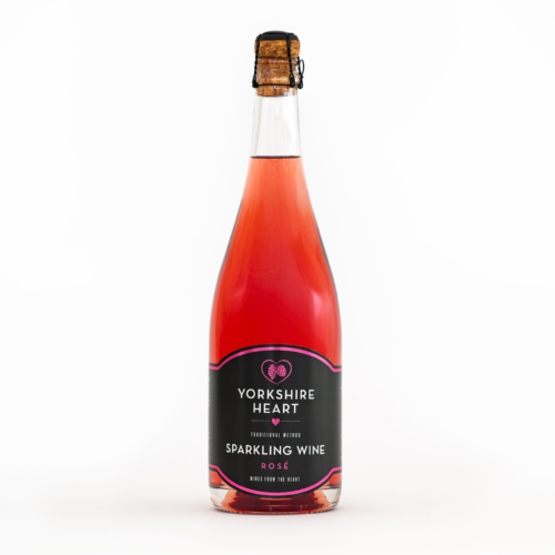 Yorkshire Heart Sparkling Rose Wine
