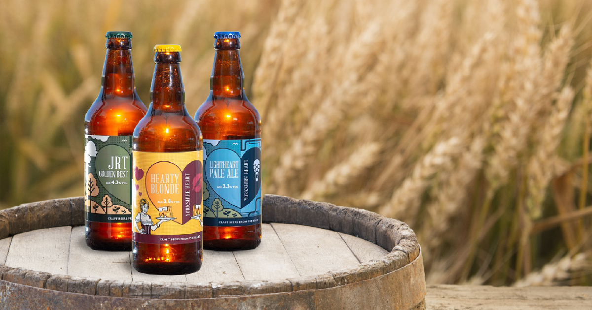 Mixed Case of Beers Yorkshire Heart Brewery AwardWinning Beer