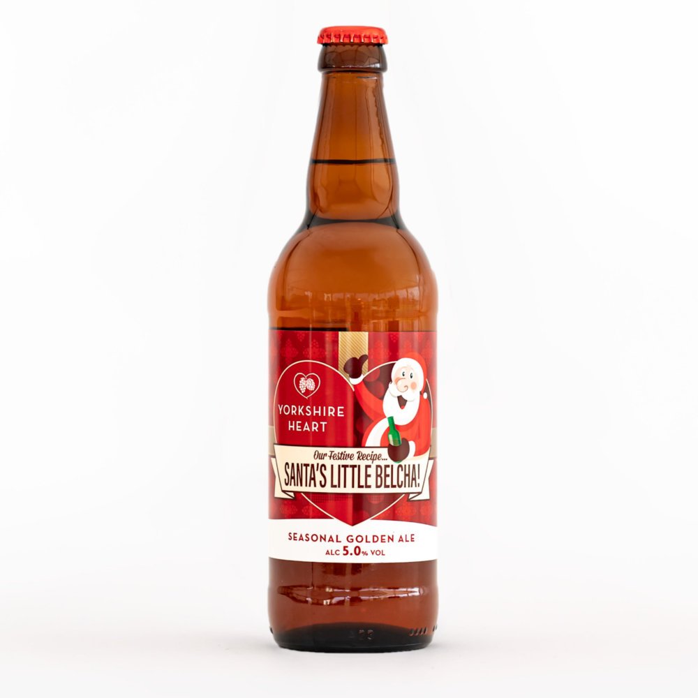 Yorkshire Heart Santas Little Belcha Bottled Beer