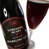 Sparkling Red Wine and glass