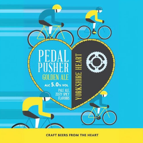 Yorkshire Heart Pedal Pusher Pump Clip