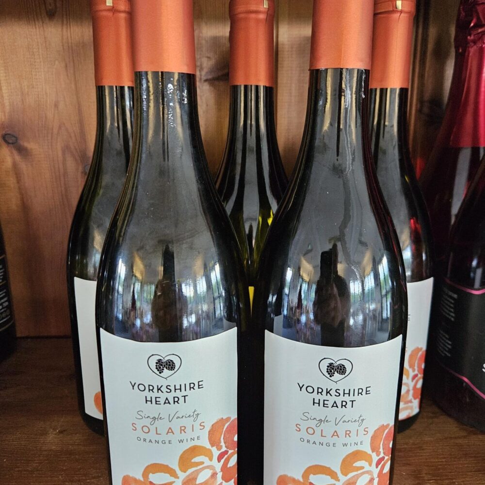 5 Solaris Orange Wine bottles