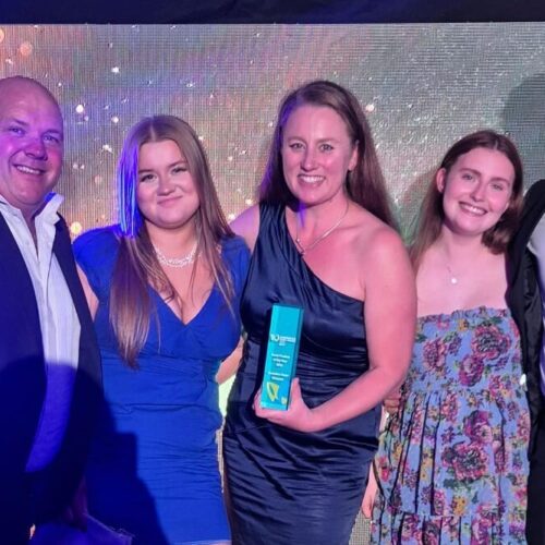 members_of_the_Spakouskas_family_with_the_rural_product_of_the_year_award