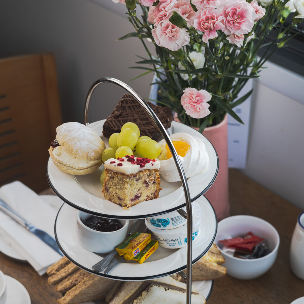 Yorkshire Heart Afternoon Tea Overhead