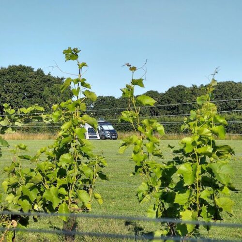 motorhome at Yorkshire Heart
