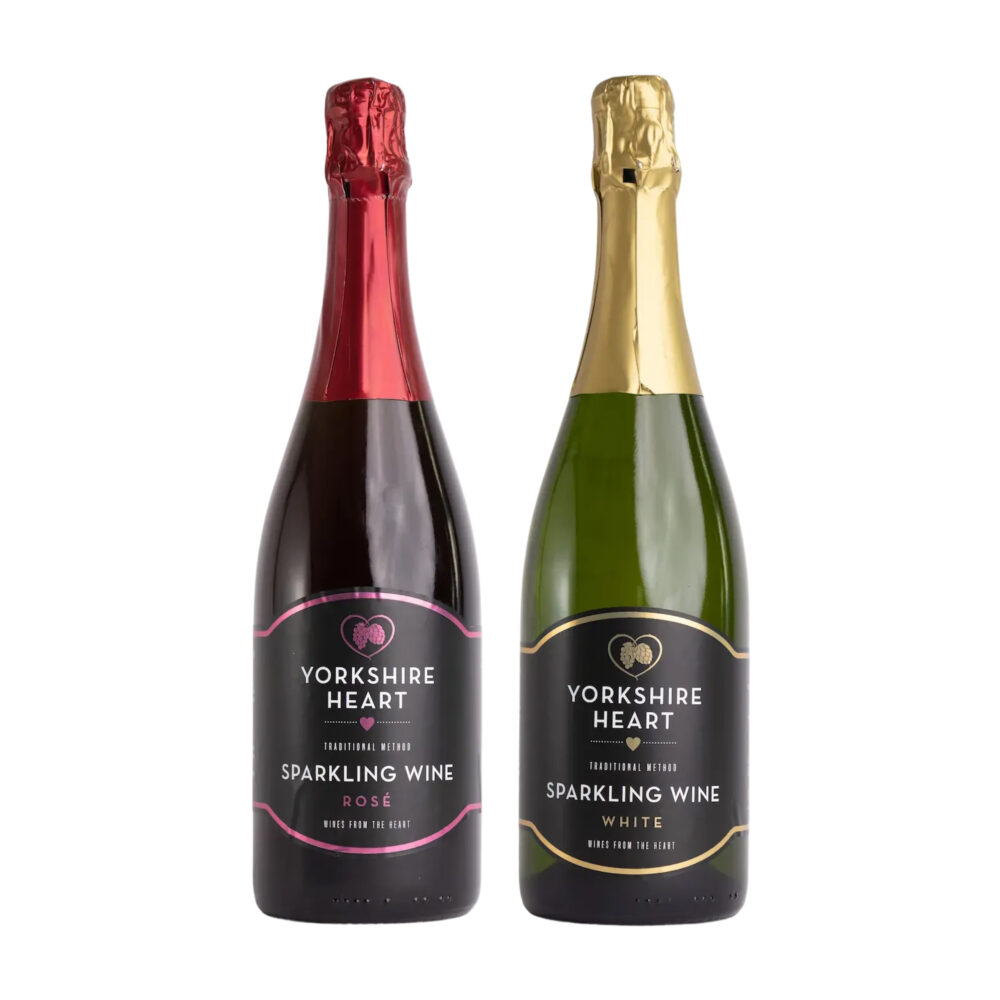 Yorkshire Heart Sparkling White and Rose Wines